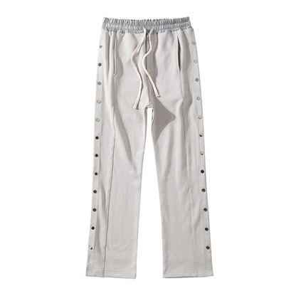 Men's Fashion And Comfort Dark Button Slacks